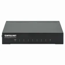 Switch Intellinet Rj-45 8, Gigabit Ethernet (10/100/1000), Negro