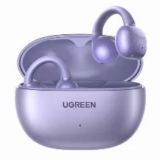 Audifonos Inalambricos Ugreen Hitune S3, Bluetooth, True Wireless Stereo, Ipx4, Estuche De Carga, Purpura