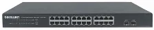 Switch Intellinet No Administrado, L2, Rj-45 24, Gigabit Ethernet (10/100/1000), 1u, Negro