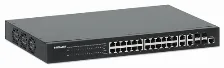 Intellinet - 561426 - Switch Administrable 24 Puertos Poe+ Con 4 Puertos Sfp Gigabit / Switch Administrable 24 Puertos Poe+ Con 4 Puertos Gigabit Sfp, Ieee 802.3at/af Power Over Ethernet (poe+/poe)...