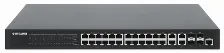 Intellinet - 561426 - Switch Administrable 24 Puertos Poe+ Con 4 Puertos Sfp Gigabit / Switch Administrable 24 Puertos Poe+ Con 4 Puertos Gigabit Sfp, Ieee 802.3at/af Power Over Ethernet (poe+/poe)...