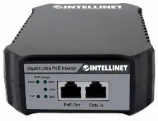 Adaptador Poe Intellinet 561495 10,100,1000 Mbit/s, Ieee 802.3, Ieee 802.3ab, Ieee 802.3af, Ieee 802.3at, Ieee 802.3bt, Ieee 802.3u, 2rj-45