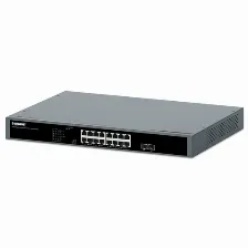 Switch Intellinet 561983 No Administrado, Rj-45 16, Gigabit Ethernet (10/100/1000), 1u, Negro