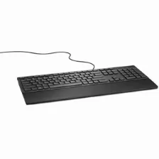 Teclado Dell Kb216 Alámbrico, Conexión Usb, Color Negro
