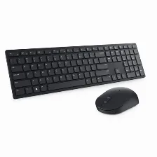 Kit Inalambrico De Teclado Y Mouse Dell Pro Km5221w, 1600 Ppp, 2.4 Ghz, Negro