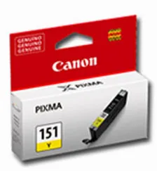 Cartucho De Tinta Canon Cli-151y Original, Amarillo