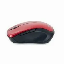 Mouse Verbatim Mouse Multi-trac Inalámbrico Silencioso Usb-c – Rojo Blue Led, 4 Botones, 1600 Dpi, Rf Inalámbrico, Rojo