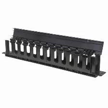 Organizador De Cables Horizontal Intellinet, 1u, 19pulg, Rj45, Plastico, Negro