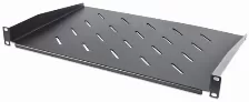 Charola Para Rack Intellinet 19pulg, 1u, Ventilada, Hasta 25kg, Negro