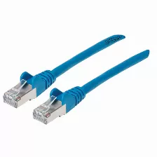 Patchcord Intellinet Cat6a, 2 M, S/ftp (s-stp), Azul