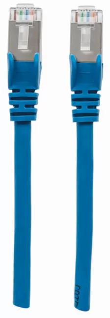 Patchcord Intellinet Cat6a, 3 M, S/ftp (s-stp), Azul