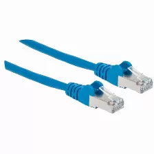 Patchcord Intellinet Cat6a, 7.5 M, S/ftp (s-stp), Azul