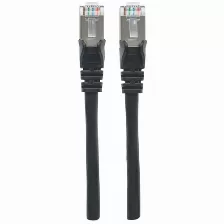 Patchcord Intellinet Cat6a, 7.5 M, S/ftp (s-stp), Negro