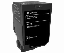 Toner Laser Lexmark / Color Negro / Rendimiento Estandar / 74c4sk0 / Hasta 7,000 Paginas / 5% De Cobertura / P/modelos: Cs720de, Cx725dhe, Cs725de Original