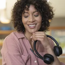 Audífonos Hp Poly Diadema, Inalámbrico Y Alámbrico, Bluetooth, Negro