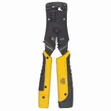 Pinza Ponchadora Intellinet Con Probador De Cables, Rj-11/rj-12/rj-22/rj-45, Negro/amarillo