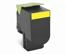 Tóner Lexmark 808sy Original, Amarillo