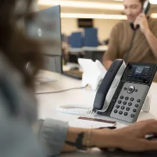 Teléfono Ip Hp Poly Terminal Con Conexión Por Cable, 8 Líneas, Negro
