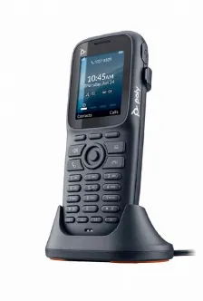 Teléfono Ip Hp Poly Auricular De Teléfono Poly Rove 20 Dect 4 Líneas, Negro