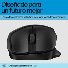 Mouse Hp Mouse Modo Dual 685 Comfort 6 Botones, 1200 Dpi, Wi-fi, 10 M, Negro