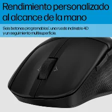Mouse Hp Mouse Modo Dual 685 Comfort 6 Botones, 1200 Dpi, Wi-fi, 10 M, Negro