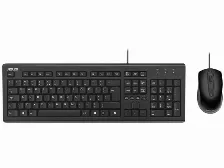 Kit De Teclado Y Mouse Asus U2000, Alambrico, Usb, Negro