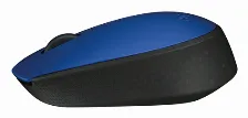 Mouse Inalambrico Logitech M170, Micro Receptor Usb 2.0, Hasta 10m, Color Azul/negro