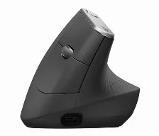 Mouse Ergonomico Logitech Optico, 4 Botones, 4000 Dpi, Rf Inalambrico + Bluetooth, 10 M, Grafito