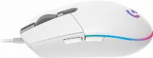 Mouse Gamer Logitech Optico G203 Lightsync, Alambrico, Usb, 8000dpi, Blanco