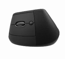 Mouse Zurdo Logitech Lift Optico, Vertical Ergonomic Mouse, 6 Botones, 4000 Dpi, Interfaz Rf Inalambrico + Bluetooth, 10 M, Bateria Aa, Color Grafito