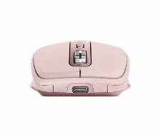 Mouse Logitech Mx Anywhere 3s Laser, 6 Botones, 8000 Dpi, Inalambrico + Bluetooth, Bateria Integrada, Rosa