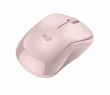 Mouse Optico Logitech Silent M240, 3 Botones, 4000 Dpi, Bluetooth, 10 M, Bateria Aa, Color Rosa