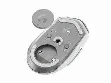 Mouse Logitech G G309 Opto-mecánica, 25600 Dpi, Rf Inalámbrico + Bluetooth, Blanco