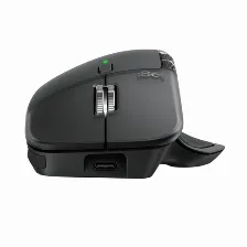 Mouse Logitech Mx Master 4 Laser, 8 Botones, 8000 Dpi, Rf Inalámbrico + Bluetooth, 10 M, Grafito
