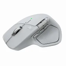 Mouse Logitech Mx Master 4 Laser, 8 Botones, 8000 Dpi, Rf Inalámbrico + Bluetooth, 10 M, Gris