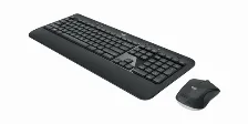 Kit Teclado Multimedia Y Mouse Optico Logitech Mk540, Inalambrico, Mini Receptor Usb 2.0, 2.4ghz Color Negro