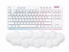 Teclado Logitech G 920-010684 Inglés, Inalámbrico, Rf Inalámbrico + Bluetooth, Interruptor Mecánico, Led Rgb, Blanco