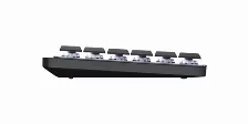 Teclado Mecanico Inalambrico Logitech Mx Mechanical, Iluminacion Inteligente, Bluetooth 10m, Bateria Recargable, Color Negro (920-010845)