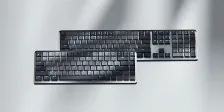 Teclado Mecanico Inalambrico Logitech Mx Mini, Retroiluminado, Sensor De Luz Ambiental, Bateria Recargable, Bluetooth, Color Granito (920-010846)