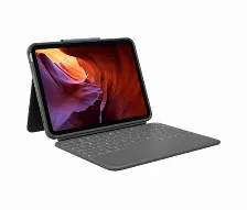 Teclado Inalámbrico Logitech Rugged Folio Smart Connector, Grafito