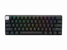 Teclado Logitech G Pro X 60 Inglés, Inalámbrico Y Alámbrico, Rf Inalámbrico + Bluetooth, Interruptor Mecánico, Led Rgb, Negro