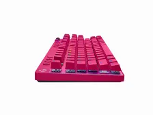 Teclado Logitech G Pro X Tkl Inglés, Inalámbrico Y Alámbrico, Rf Inalámbrico + Bluetooth, Interruptor Mecánico, Led Rgb, Magenta