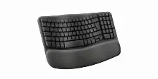 Teclado Inalambrico Logitech Wave Keys, Inalambrico, Bluetooth, Espanol, Grafito
