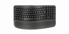 Teclado Inalambrico Logitech Wave Keys, Inalambrico, Bluetooth, Espanol, Grafito Open Box