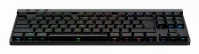 Teclado Logitech G G515 Lightspeed Tkl Inglés, Inalámbrico, Rf Inalámbrico + Bluetooth, Interruptor Mecánico, Led Rgb, Negro