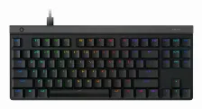 Teclado Logitech G G515 Tkl Ingles, Alambrico, Usb, Interruptor Mecanico, Led Rgb, Negro