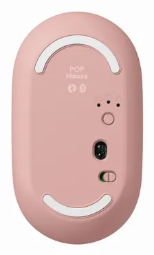 Kit Teclado Y Mouse Logitech Pop Icon Combo Interruptor De Llave De Tijera, Inalámbrico, 400 Dpi, Rosa