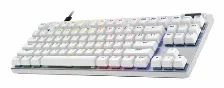 Teclado Logitech G Pro X Tkl Rapid Inglés, Alámbrico, Usb, Magnetic-mechanical Key Switch, Led Rgb, Blanco
