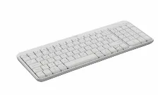 Teclado Logitech K250, Teclado Mecanico, Membrana, Inalambrico, Bluetooth, Blanco, Espanol