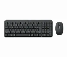 Kit De Teclado Y Mouse Bluetooth Logitech Mk250 Compact, Gris